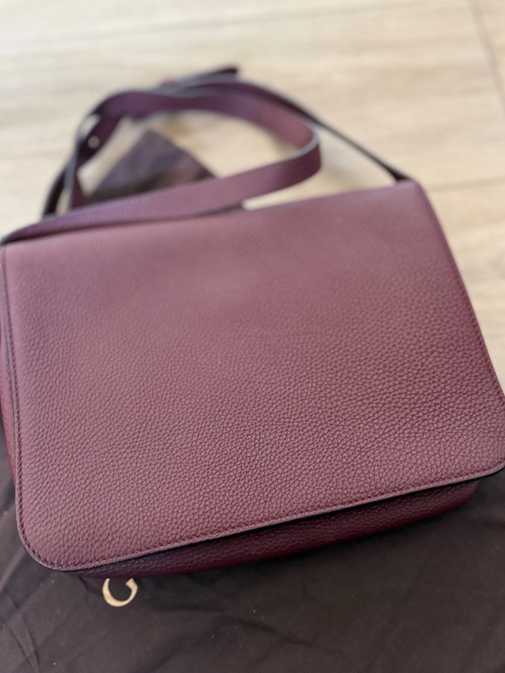 Gucci Jackie Soft Pebbled Leather Burgundy Shoulder Bag 362971 - Picture 6 of 13